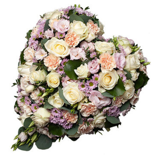 Coeur plein rose
