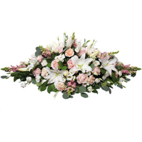 Raquette losange rose pastel
